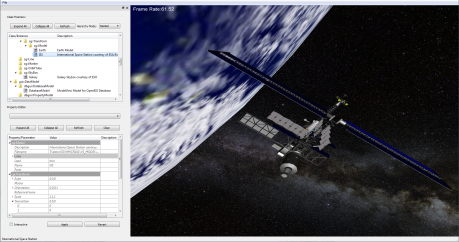 Visualisation of ISS using OpenIGS